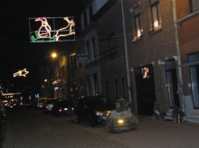 Pierenbergstraat kerstversiering december 2012